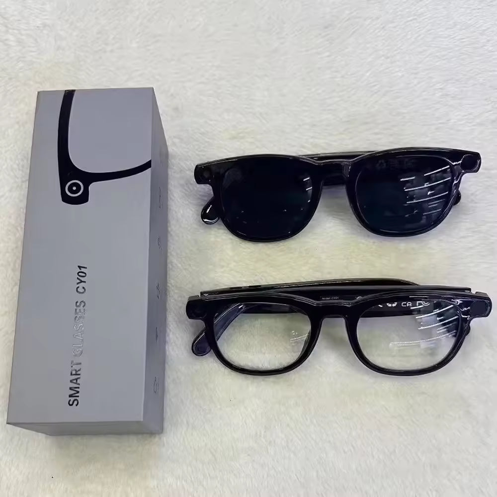 VisionAI Explorer IP67 Waterproof Smart Glasses - Dual Camera & Voice Control