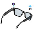 VisionAI Executive Smart Glasses - 4K Camera, AI Assistant & Leather Case