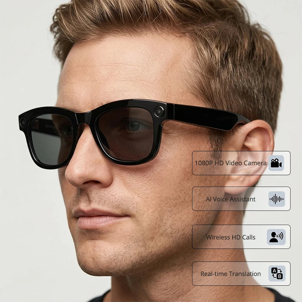 VisionAI M01 | AI Translation & Sports Video Glasses