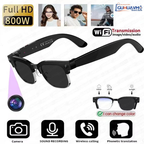 VisionAI Active sport smart glasses with UV400 polarized lenses and a rugged, sweat-resistant frame.