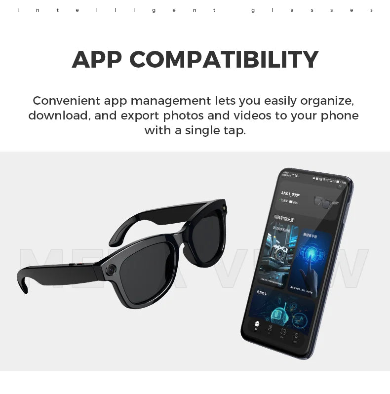 VisionAI M01 | AI Translation & Sports Video Glasses
