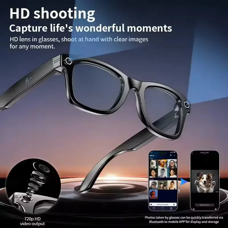 VisionAI Ultra | 8K HD Camera & ChatGPT AI Glasses