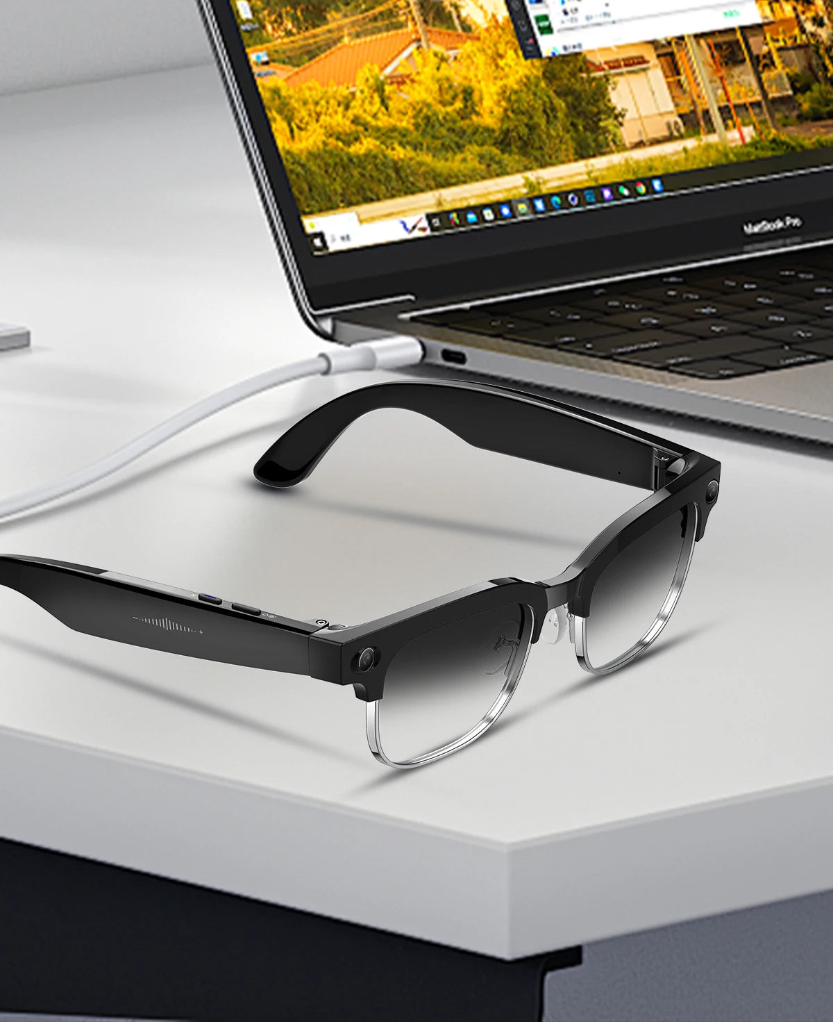 Using VisionAI Apex 1080p HD camera for hands-free vlogging during a city tour, showcasing steady POV video quality.