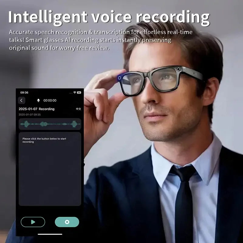 VisionAI Pro Max | 13MP AI Translation & Video Glasses