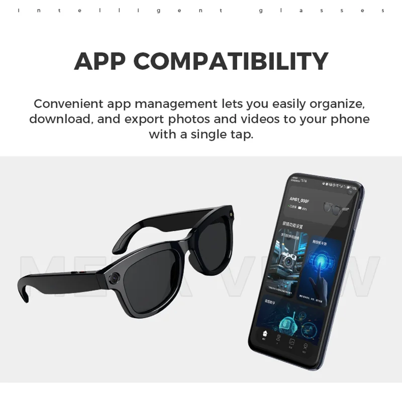 VisionAI M01 | AI Translation & Sports Video Glasses