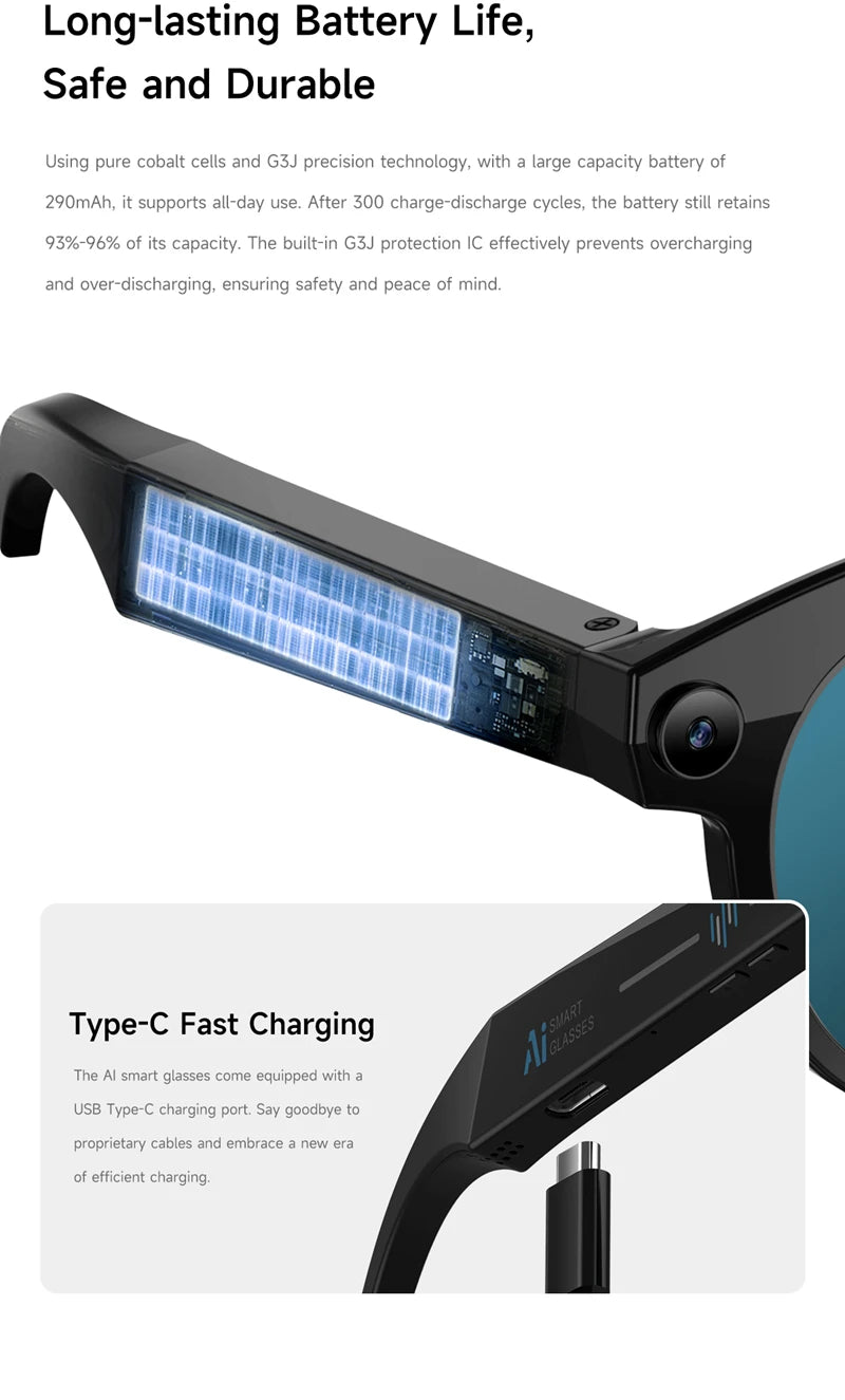 VisionAI Omni | 8K Smart Camera & Bluetooth Glasses