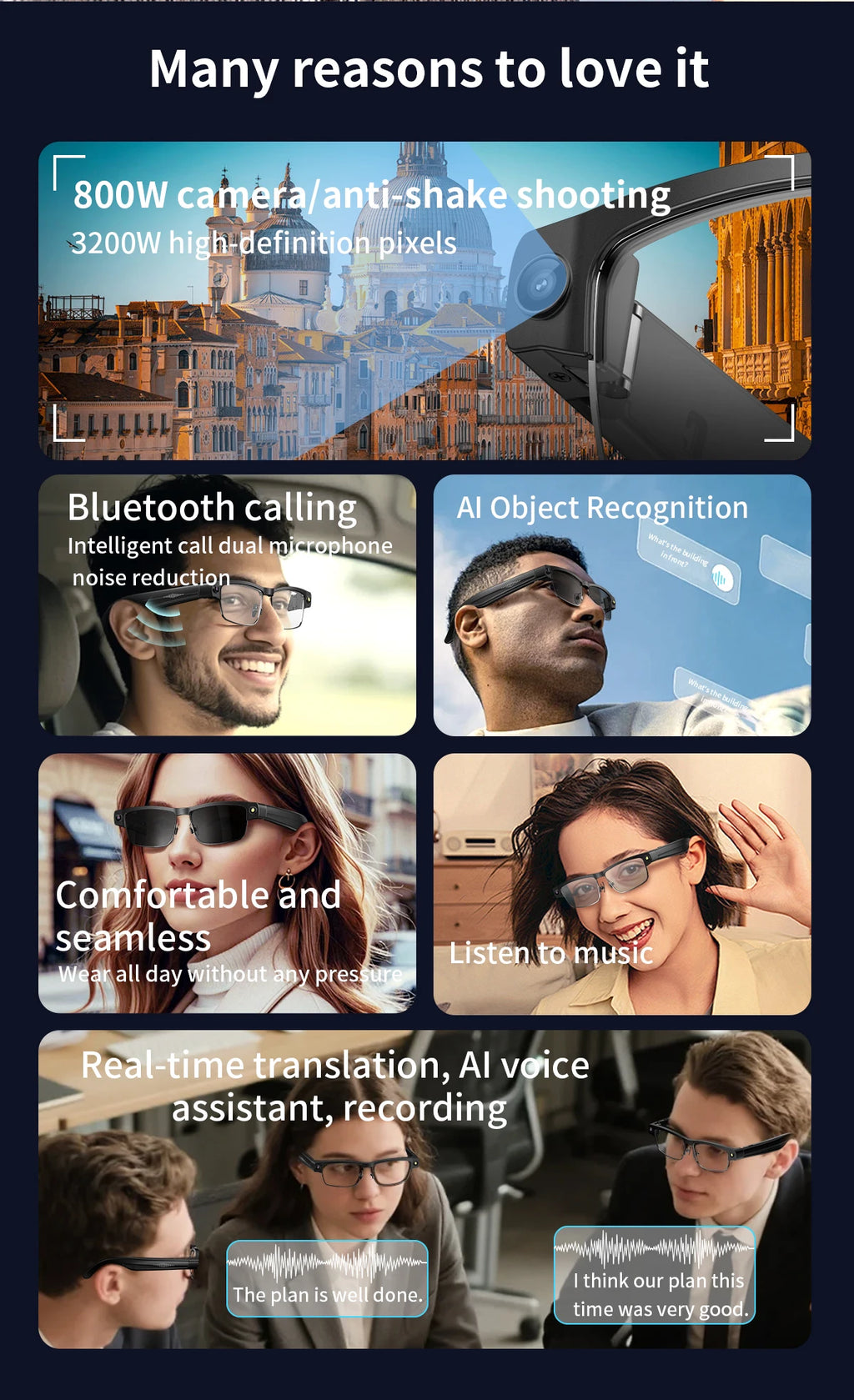VisionAI View | AI Object Recognition Smart Glasses