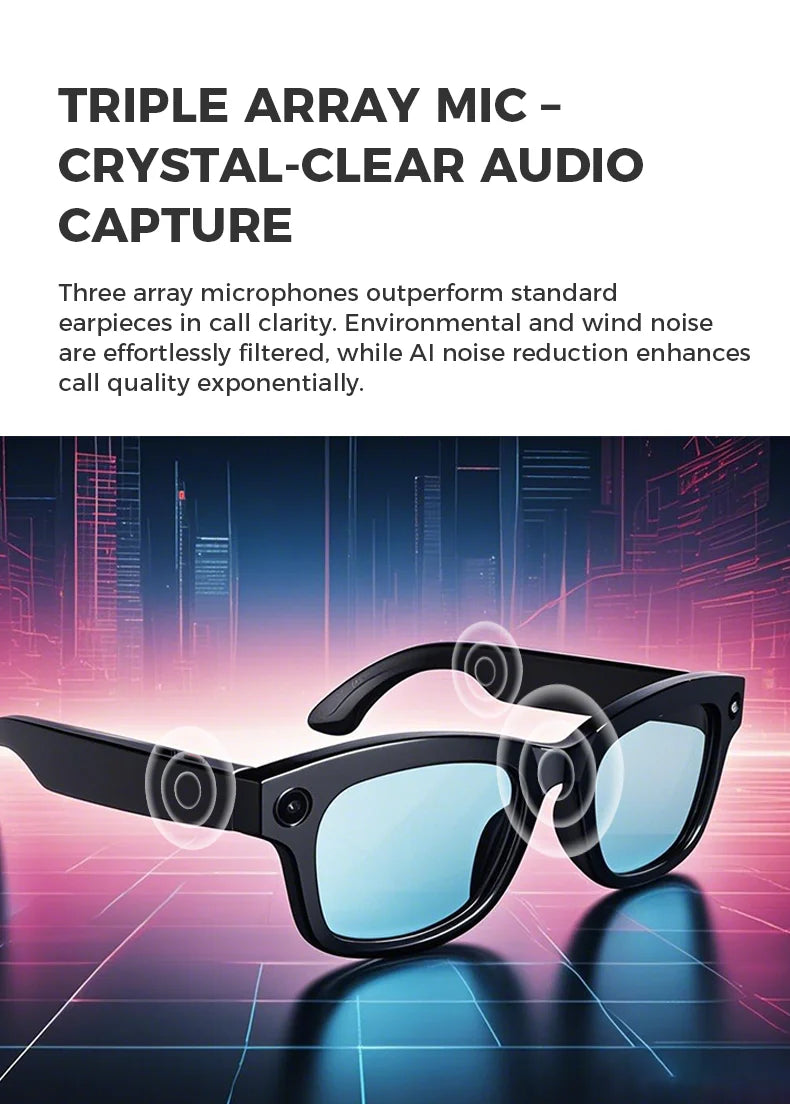 VisionAI M01 | AI Translation & Sports Video Glasses