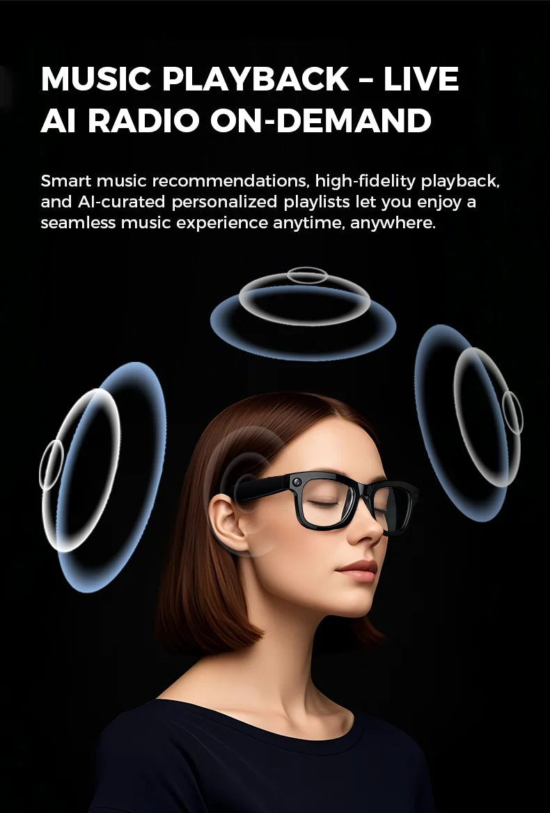 VisionAI M01 | AI Translation & Sports Video Glasses