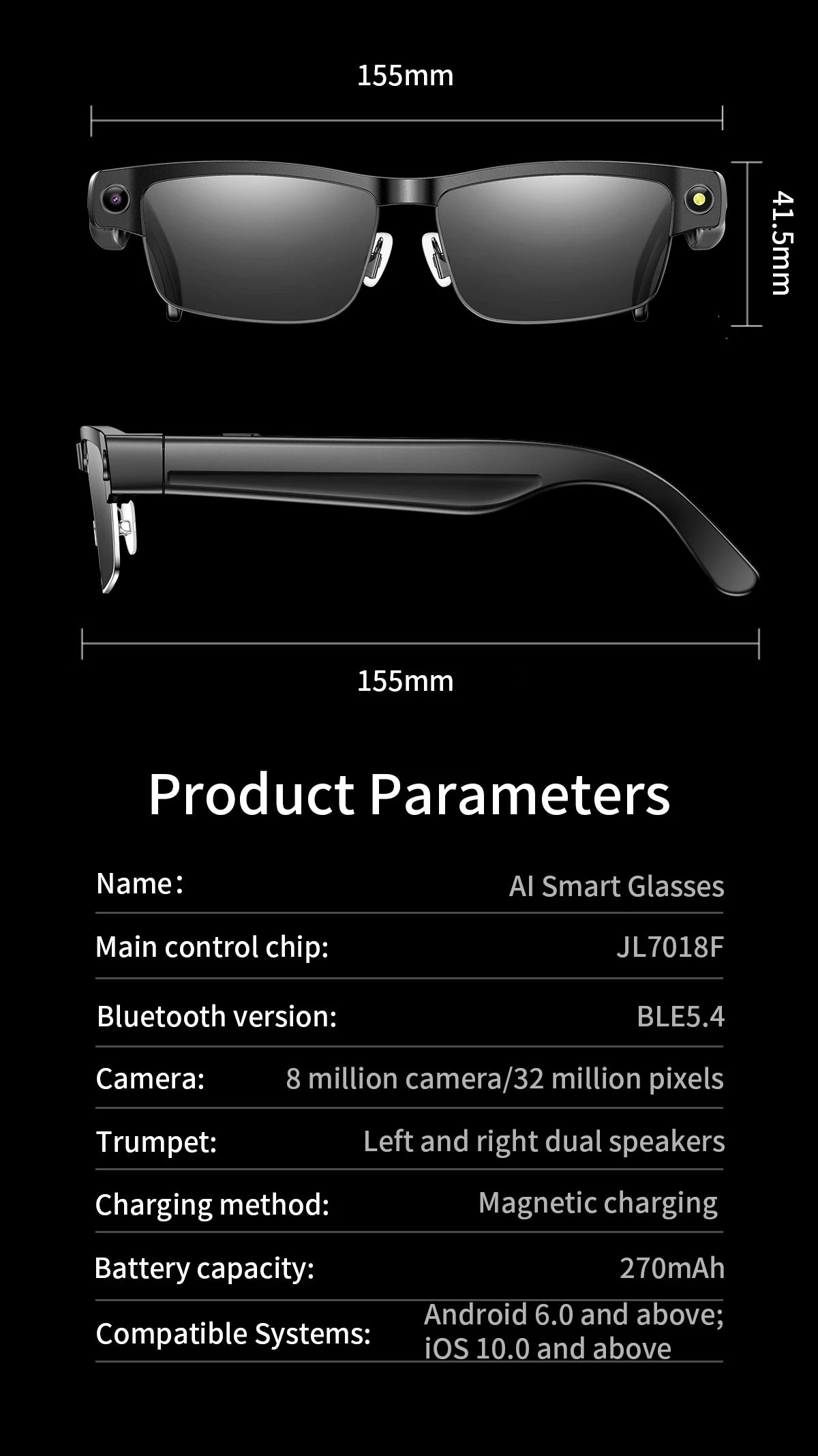 VisionAI View | AI Object Recognition Smart Glasses