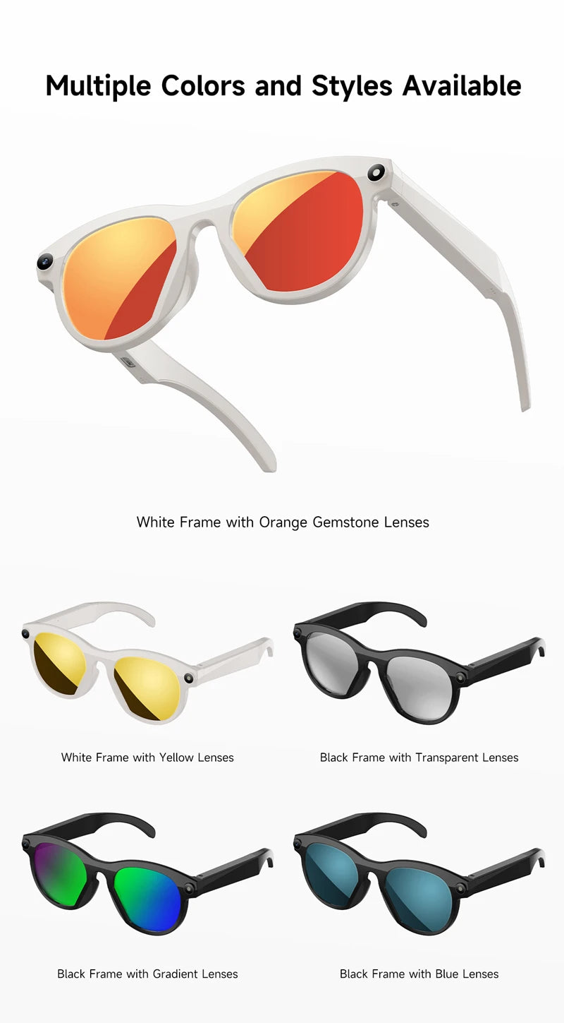 VisionAI Omni | 8K Smart Camera & Bluetooth Glasses