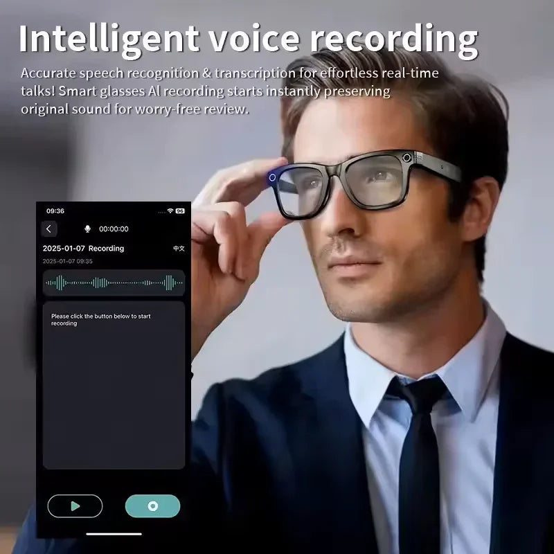 VisionAI Ultra | 8K HD Camera & ChatGPT AI Glasses
