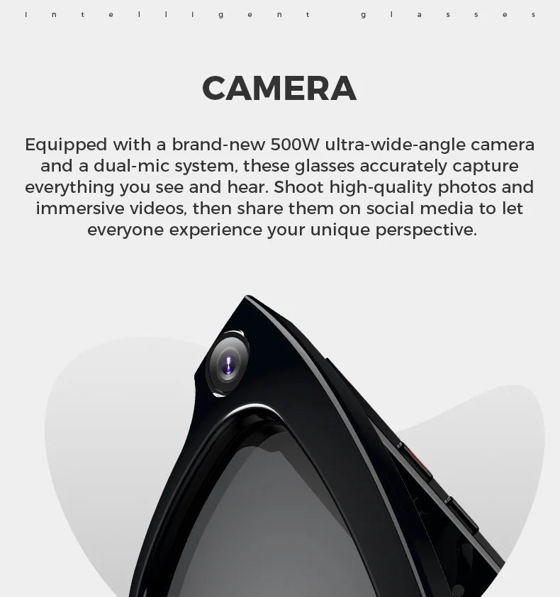 VisionAI M01 | AI Translation & Sports Video Glasses
