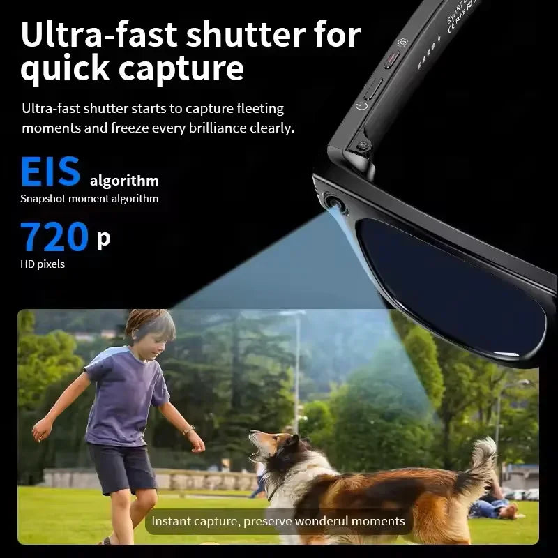 VisionAI Ultra | 8K HD Camera & ChatGPT AI Glasses