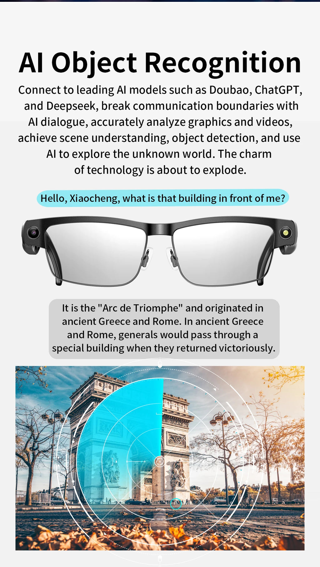 VisionAI View | AI Object Recognition Smart Glasses