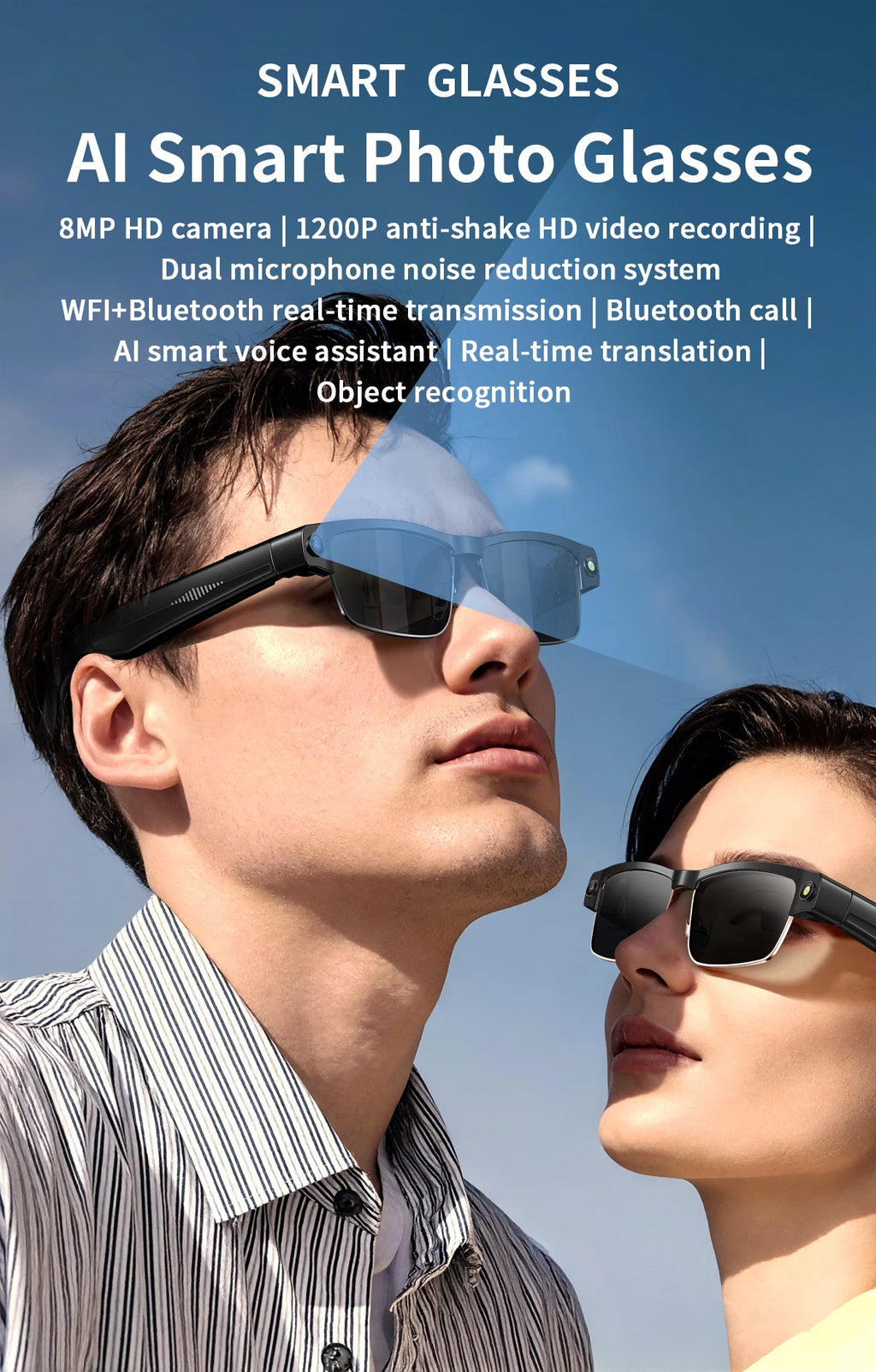 VisionAI View | AI Object Recognition Smart Glasses
